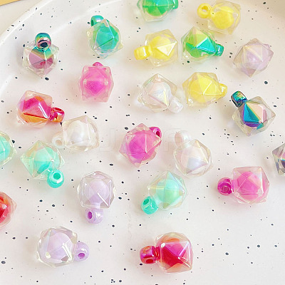 Opaque Acrylic Beads OACR-K008-11-1