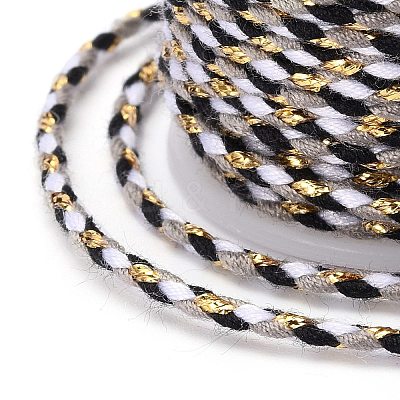4-Ply Polycotton Cord with Metallic Thread X1-OCOR-Z003-D38-1