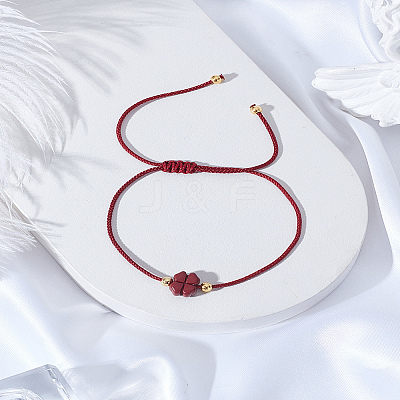 1Pc Adjustable Fibre Cord Braided Bracelets BJEW-LP0004-12-1