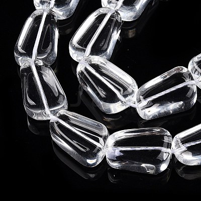 Transparent Glass Beads Strands GLAA-N001-48-1