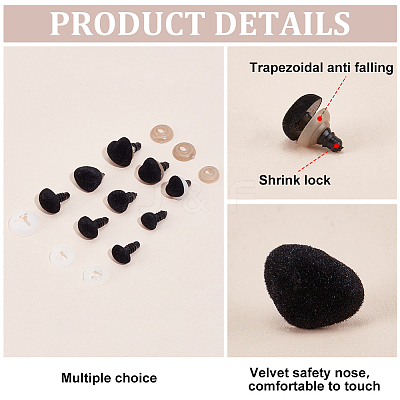 Flocky & Plastic Safety Craft Noses FIND-PH0020-68B-1