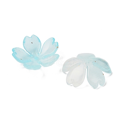 Acrylic Bead Caps OACR-H056-01E-1