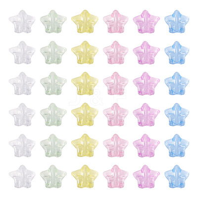 100Pcs Transparent Acrylic Beads TACR-TADJ0001-04-1