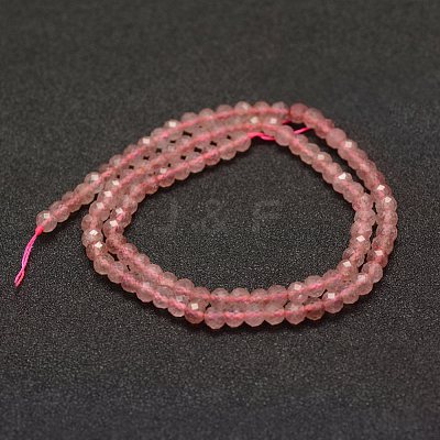 Natural Strawberry Quartz Beads Strands G-F460-24-1