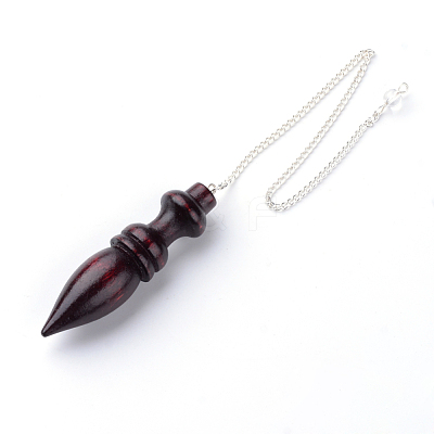 Wood Pointed Dowsing Pendulums X-WOOD-Q023-03-1