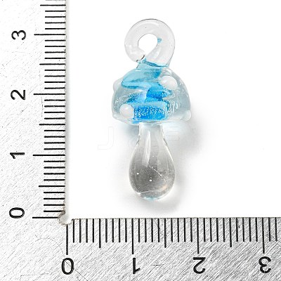 Handmade Lampwork Pendants LAMP-S067-02E-1