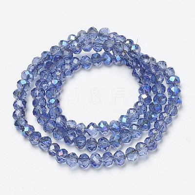 Electroplate Glass Beads Strands EGLA-A034-T3mm-I12-1