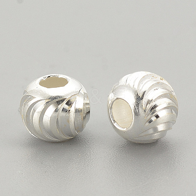 925 Sterling Silver Beads STER-S002-16-3mm-1