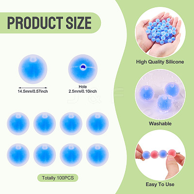 Silicone Beads SIL-TAC0013-16A-1