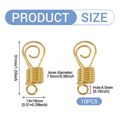 10Pcs Alloy Dreadlocks Beads FIND-TA0008-53B-1
