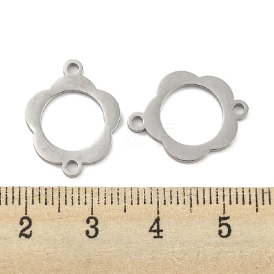 Non-Tarnish 304 Stainless Steel Connector Charms STAS-P344-08P-1