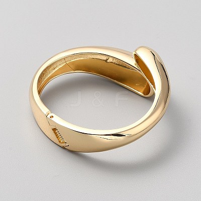 Brass Open Cuff Bangles for Women BJEW-SZC0008-01A-G-1