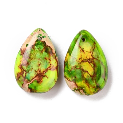 Natural Imperial Jasper Pendants G-P460-03-1