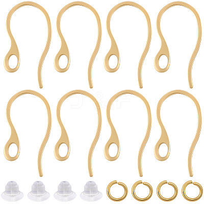 304 Stainless Steel Earring Hooks STAS-BBC0008-29-1