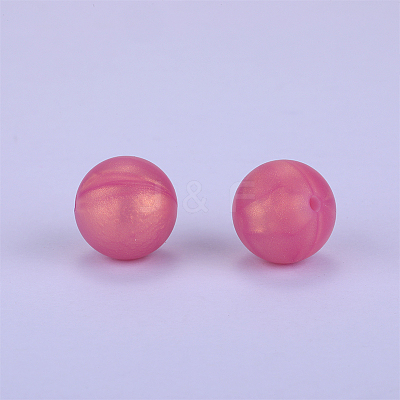 Round Silicone Focal Beads SI-JX0046A-65-1