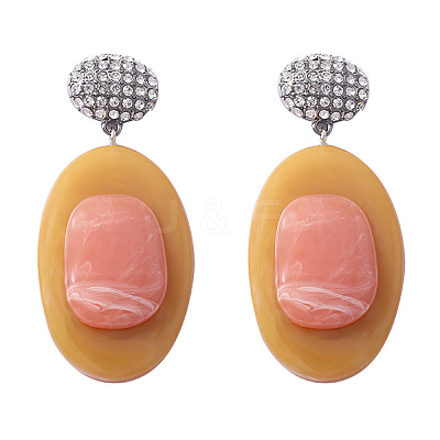 Alloy & Crystal Rhinestone Stud Earrings WGF9811-01-1