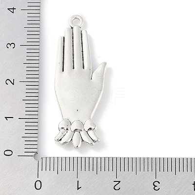 Rack Plating Alloy Enamel Pendants PALLOY-F018-25AS-02-1