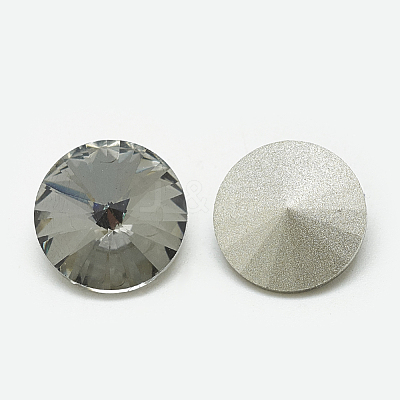 Pointed Back Glass Rhinestone Cabochons RGLA-T086-10mm-03-1