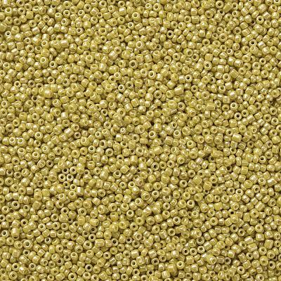 DIY Craft Beads 12/0 Opaque Colors Lustered Round Glass Seed Beads X-SEED-A012-2mm-122-1