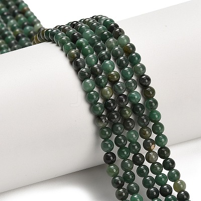 Natural African Jade Beads Strands G-F820-K02-4mm-1