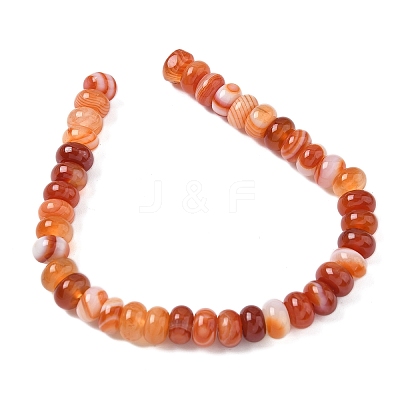 Natural Red Agate Beads Strands G-H295-C03-20-1
