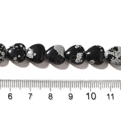 Natural Snowflake Obsidian Beads Strands X-G-R190-10mm-51-1