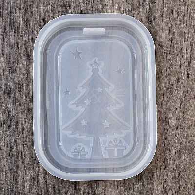 Christmas Series Hanging Tag DIY Pendant Decoration Silicone Molds DIY-M057-03G-1