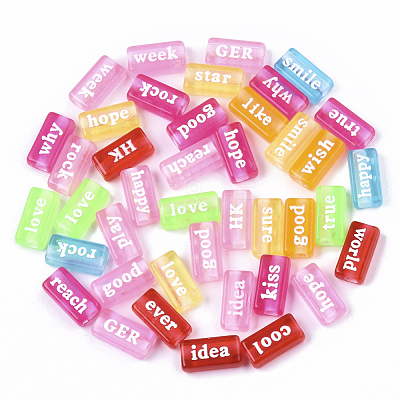 Transparent Acrylic Beads MACR-S273-30-1