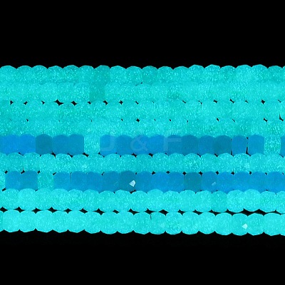 Synthetic Luminous Stone Beads Strands G-C086-01A-06-1