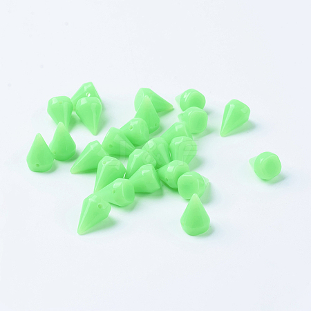 Colorful Acrylic Beads X-SACR-Q003-17x11mm-4-1