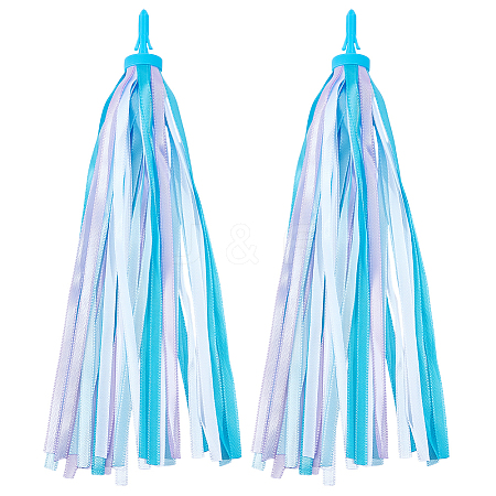 Kids Polyester Tassel Ribbon FIND-GF0008-95B-1