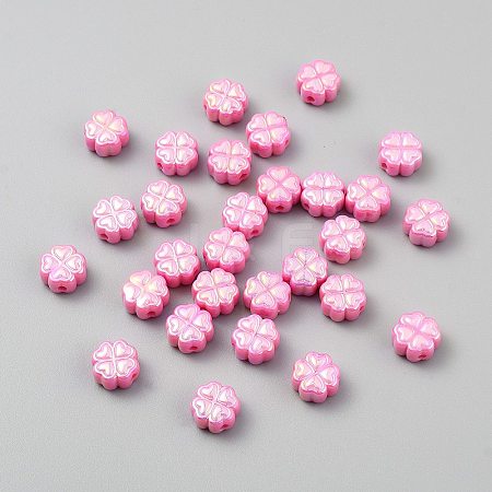 UV Plating Opaque Acrylic Beads LS-SACR-CJC0003-02A-1