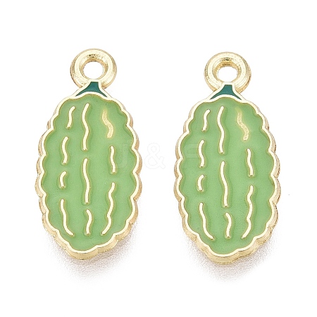 Alloy Enamel Pendants ENAM-Q003-13G-1