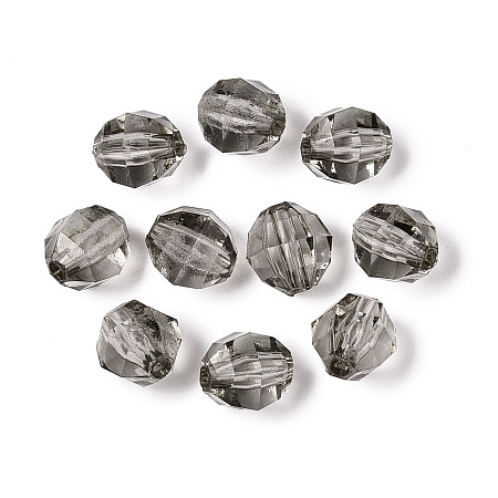 Transparent Acrylic Beads PL370Y-10-1