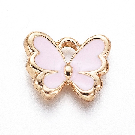 Light Gold Plated Alloy Charms LS-ENAM-L029-06C-1