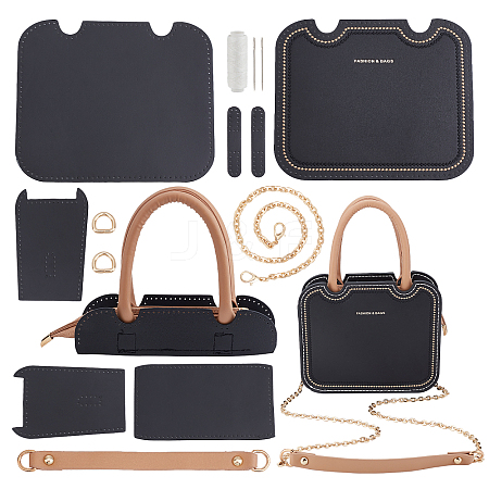 DIY PU Imitation Leather Bag Making Kits DIY-WH0308-83-1