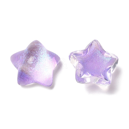 Transparent Epoxy Resin Cabochons CRES-Z002-09B-1