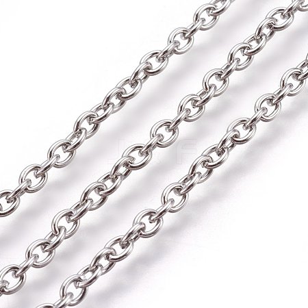304 Stainless Steel Cable Chains CHS-R003-0.8mm-1