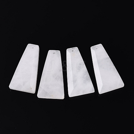 Natural White Jade Pendants G-Q601-10G-1