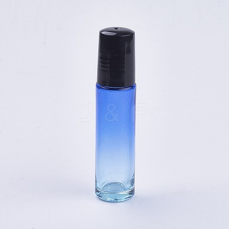 10ml Glass Gradient Color Essential Oil Empty Roller Ball Bottles X-MRMJ-WH0011-B01-10ml-1