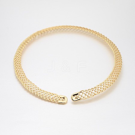 Handmade Iron Net Necklaces MAK-J009-47G-1