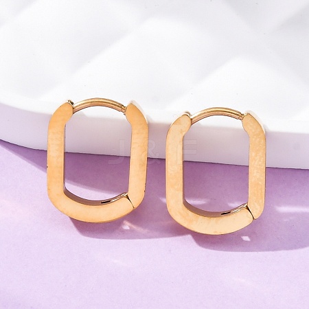 304 Stainless Steel Huggie Hoop Earrings X-STAS-H156-11B-G-1