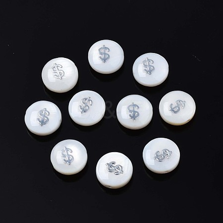 Natural Freshwater Shell Beads SHEL-N003-22-03P-1