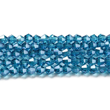 Transparent Electroplate Glass Beads Strands LS-EGLA-A039-T2mm-A01-1
