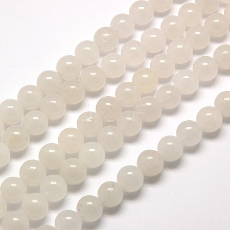 Natural Malaysia Jade Bead Strands G-M101-10mm-09-1