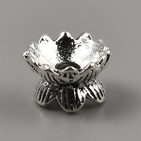 Tibetan Style Alloy Bead Caps FIND-WH0291-08AS-1
