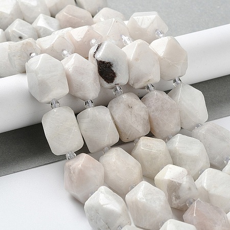 Natural Rainbow Moonstone Beads Strands G-C182-21-02-1