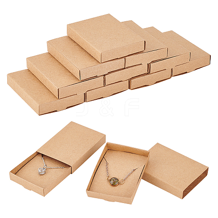 Rectangle Folding Cardboard Paper Drawer Boxes LS-CON-WH0094-15B-1