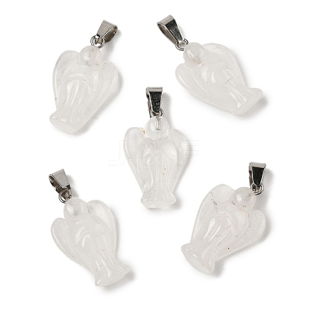 Natural Quartz Crystal Pendants G-B127-10P-17-1