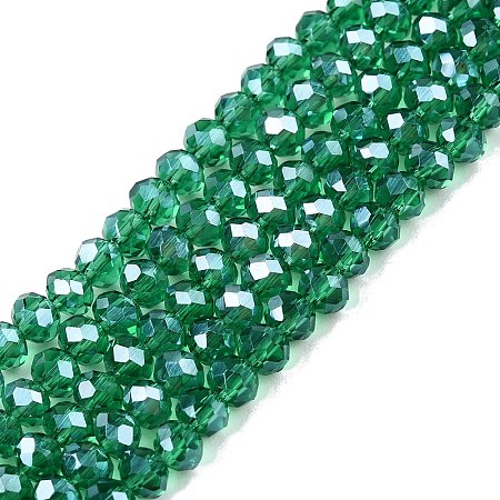 Electroplate Glass Beads Strands EGLA-A044-T3mm-A18-1